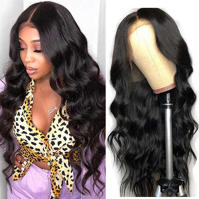 HD Lace Wig 6x6 Closure Wig Brazilian Human Hair Body Wave Lace Front ...